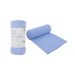 First Steps Baby Blanket 70x70cm Blue
